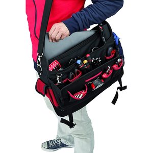 Sac messager Usag Tool avec fermeture éclair rouge, rangement universel U00070033 - Product Image 5