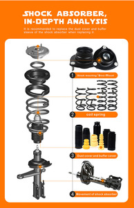 Amortisseur À Gaz AVANT 333308 333309 Pour NISSAN SUNNY/WINGROAD ENSOLEILLÉ/N16/B15/2WD/SENTRA/ALMERA - Product Image 6