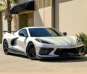 Kit de carrosserie de pièces automobiles haut de gamme mise à niveau avancée 240g 3k jupes latérales en Fiber de carbone pour <span class=keywords><strong>Chevrolet</strong></span> <span class=keywords><strong>Corvette</strong></span> C8 - Product Image 5