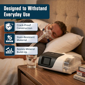 Cámara de <span class=keywords><strong>Agua</strong></span> de Repuesto S11 para Humidificador CPAP, Plástico de Grado Alimenticio Libre de BPA, Tanque de <span class=keywords><strong>Agua</strong></span> Duradero a Prueba de Fugas, Fácil de Limpiar, para <span class=keywords><strong>Apnea</strong></span> del Sueño - Product Image 2