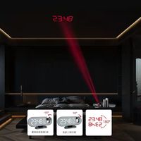 Neuester Elektronischer Zeitgenössischer Design-Projektions-Tischuhr-Wecker Radio-Projektor Telefonladegerät Digitale LED-Anzeige Kalender