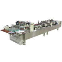 Machine de pliage et de collage automatique de boîtes APET à colle PUR 2.5KG, machine de fabrication de boîtes en PET, machine de fabrication de boîtes en PET toden