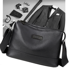 CHINY Borsa a Tracolla da Uomo di Tendenza, Lussuosa e Casual, in PU, Impermeabile, di Piccole Dimensioni, per Tutte le Stagioni - Product Image 2
