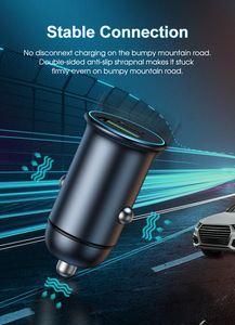 Accesorios de carga para coche, adaptador de cargador Usb Dual, 2 puertos Usb, pantalla Led, cargador inteligente para teléfono móvil <span class=keywords><strong>Iphone</strong></span> - Product Image 5