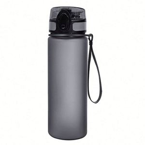 Bouteille de sport Tritan givrée sans BPA de 1 L (32 oz) avec couvercle, plusieurs couleurs dégradées, marqueur de temps motivant, idéale pour le camping, pour adultes - Product Image 2