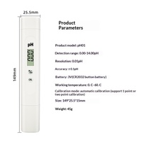 Nouveau type de stylo TDS PH, mètre de pH/acidité, précision 0,01pH, pour hôpital, piscine, modèle personnalisable