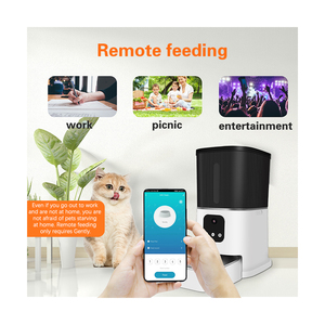 Sıcak satış yeni varış akıllı otomatik gıda dokunmatik ekran <span class=keywords><strong>Pet</strong></span> kedi besleyici köpek ve kedi için otomatik besleyici - Product Image 4