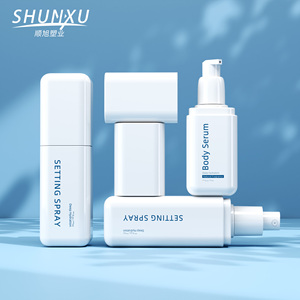 Flacon pulvérisateur plat en PET pour cosmétiques, 80, 100, 120 ml, pour tonique corporel et écran solaire, idéal pour l'emballage de soins de la peau - Product Image 2