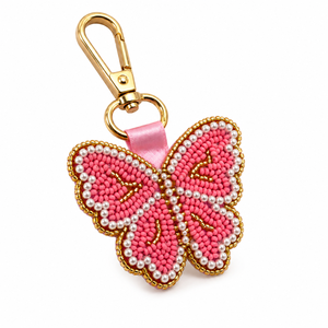 Sstringz Handmade Beaded Butterfly Keychain Colorful Cute <b>Bag</b> Charm Custom Gift Accessory for <b>Keys</b> Backpacks and Handbags - Product Image 2