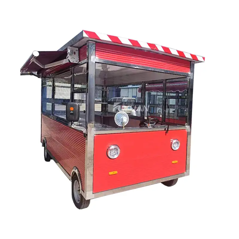 Camion elettrico cibo personalizzato hot dog caravane caffè cibo camion buon prezzo