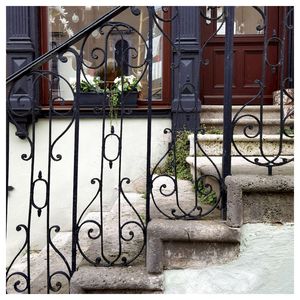 <span class=keywords><strong>Rampe</strong></span> en <span class=keywords><strong>fer</strong></span> forgé robuste de qualité supérieure pour les structures de parkings et les rampes de bâtiments commerciaux, avec soudure renforcée - Product Image 4