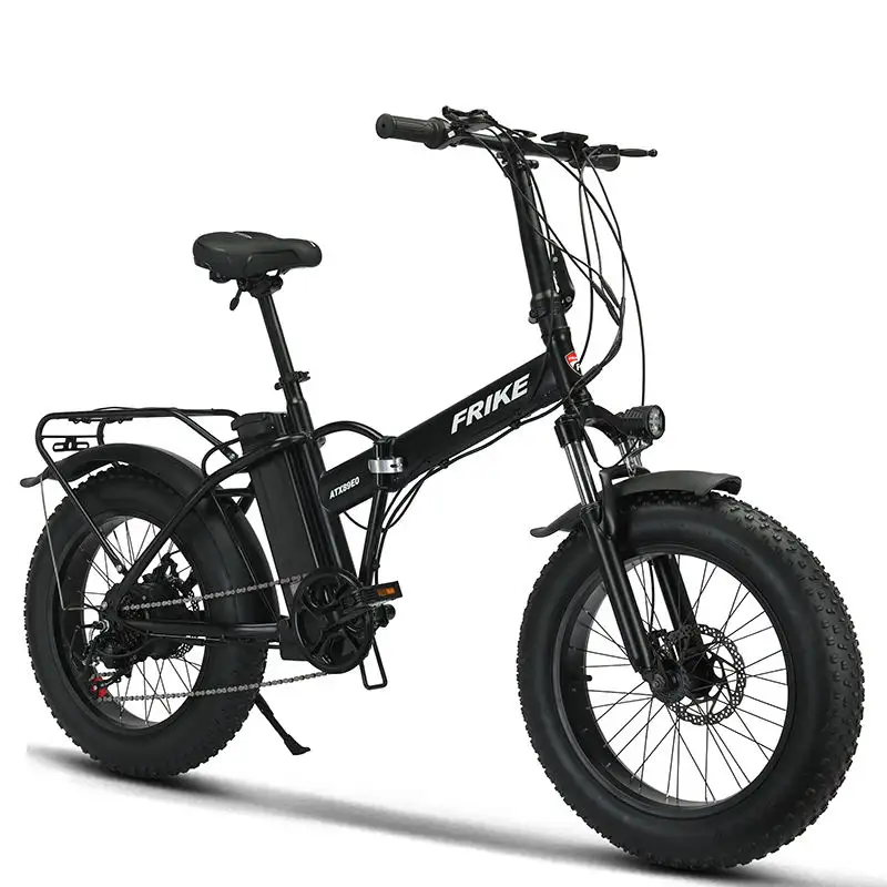 2024 Venta caliente de fábrica 20 pulgadas 36V 250W 350W 21 velocidad de acero de alto carbono plegable neumático gordo adulto mini bicicleta eléctrica e bicicleta