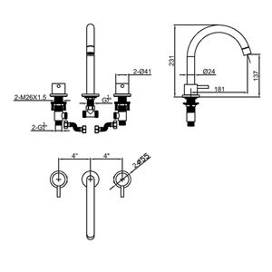Empolo Moderne De Luxe Salle De Bains <span class=keywords><strong>Double</strong></span> Poignée Bassin D'eau <span class=keywords><strong>Robinet</strong></span> Chrome <span class=keywords><strong>Wc</strong></span> Hôtel Froid et Chaud <span class=keywords><strong>Robinet</strong></span> D'eau En Laiton - Product Image 6