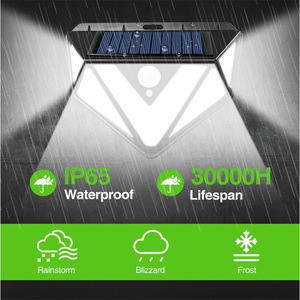 Solar Wall <b>Light</b> 12V <b>LED</b> Outdoor Water Resistant <b>Motion</b> <b>Sensor</b> Garden Lamp - Product Image 4