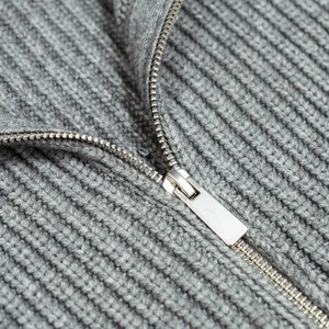 AiNear venta al por mayor de suéter cárdigan de punto de algodón de manga larga con <span class=keywords><strong>cuello</strong></span> de tortuga y <span class=keywords><strong>cremallera</strong></span> para hombre - Product Image 3