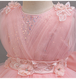 <span class=keywords><strong>Robe</strong></span> de princesse en tulle scintillant pour petites filles, <span class=keywords><strong>robe</strong></span> tutu élégante et moelleuse pour fête d'anniversaire, récital de piano, occasions spéciales - Product Image 6