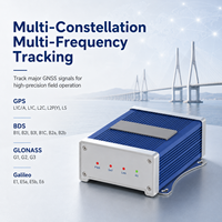 Récepteur de station de base GNSS RTK multi-constellations, indice IP68, température de fonctionnement de -40 à 75°C, 4G/WiFi/Bluetooth pour applications structurelles