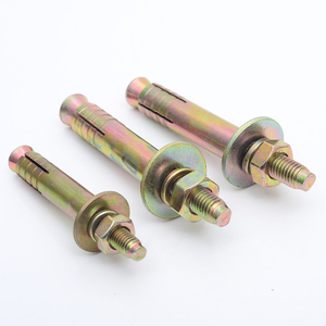 Cheville d'expansion robuste pour plaques de plâtre, zinguée jaune, boulons de fixation M6 M12 M14 M16, cheville murale à manchon pour ascenseur - Product Image 3