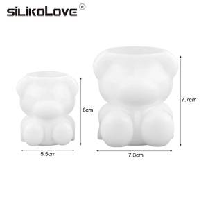 แม่พิมพ์ซิลิโคนรูปหมี 3 มิติ SILIKOLOVE สำหรับตกแต่งเค้กและทำน้ำแข็ง - Product Image 3