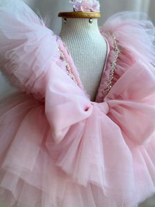 Fashion Fluffy Sequin Puffy Trailing Pageant <strong>Dress</strong> for <strong>Girls</strong> <strong>Gold</strong> pink <strong>Flower</strong> <strong>Girl</strong> <strong>Dress</strong> - Product Image 6
