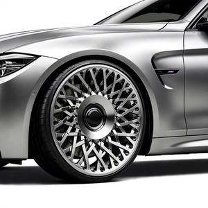 Rines Deportivos Monobloque <span class=keywords><strong>de</strong></span> 19 y 20 Pulgadas para BMW G87 <span class=keywords><strong>M2</strong></span> G80 M3 G82 M4 Competition, Forjados Premium, Diseño Cóncavo Profundo, Negro Brillante - Product Image 5