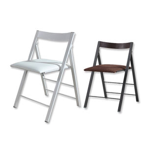 Sedia da pranzo bianca impilabile per appartamenti - Product Image 6