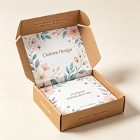 Boîte d'expédition en carton ondulé biodégradable, écologique, personnalisée, pour emballages, conception sur mesure