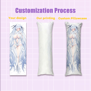 Almohada Corporal <span class=keywords><strong>de</strong></span> Anime Japonés DIY <span class=keywords><strong>de</strong></span> Alta Calidad, Almohada Larga Personalizada Dakimakura <span class=keywords><strong>de</strong></span> Chica Anime Tejida para Uso Doméstico - Product Image 2