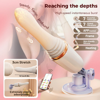 Großhandel Silikon-Dildo Klitoris-Stimulator 100% Wasserdicht Intelligenter Heiz-Vibrator für Frauen