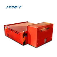 Chariot de transfert électrique à contact coulissant, personnalisé, capacité 1-300T, chariot à plateau robuste sur rail pour la manutention industrielle
