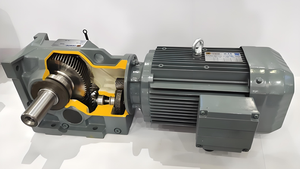 Nbk-Serie Tandwieloverbrenging Met Spiraalvormige Versnellingspook Met 220V 380V 400V 415V 440V 480V Ac 3-fase Elektromotor - Product Image 2