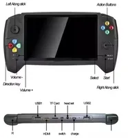 Console de jeu vidéo portable classique XY-08, écran couleur 7 pouces, batterie rechargeable 3000 mAh, pour jouer à des jeux