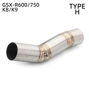 ท่อไอเสียรถจักรยานยนต์ขนาด 51 มม. ท่อเชื่อมต่อกลางสำหรับ Suzuki <span class=keywords><strong>GSXR</strong></span> <span class=keywords><strong>600</strong></span> 750 GSX-R600/750 รุ่น K8 <span class=keywords><strong>K9</strong></span> - Product Image 3
