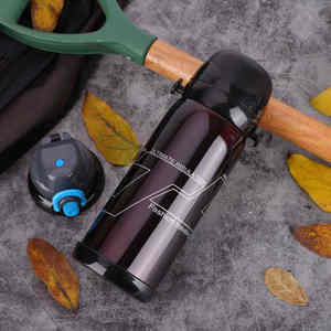 Gobelet isotherme élégant et mignon avec couvercle anti-fuite, design métallique écologique - Product Image 5