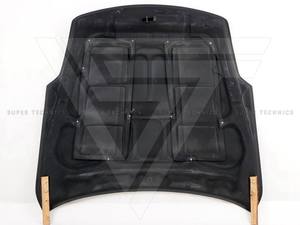 日産350zZ332003-2005用のスーパーテクニクススタイルカーボンファイバーフード - Product Image 6