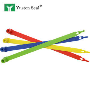 Sceau de sécurité en plastique anti-effraction, à serrage progressif, jetable, avec numéro laser personnalisé pour sacs de logistique, de coursier et de fret, 200 mm - Product Image 4