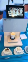 Imprimante alimentaire Yaomatec, automatique, haute vitesse, café, latte, gâteau, macaron, motif personnalisé, imprimante 3D avec cartouches d'encre comestible
