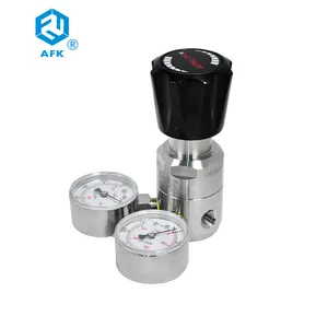 6000psi 316ss Zelf Operated Hoge Druk Regulator Voor O2/N2/Ar/H2/Gas Lp/C2H2/C3H8 1/4NPT Vrouwelijke