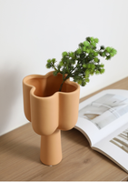 Vase de table en céramique pour la décoration de la table à manger et de la table basse