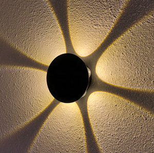 Lampe murale extérieure imperméable <span class=keywords><strong>de</strong></span> style moderne, lampes LED pour cour, lampes à vent, <span class=keywords><strong>terrasse</strong></span>, balcon, jardin, lumière murale nordique - Product Image 3