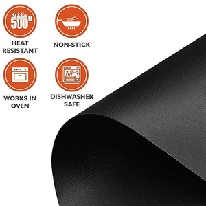 Essential Kitchen Cooking Accessory-Harmless and Safe <strong>BBQ</strong> <strong>Grill</strong> <strong>Mat</strong> for Outdoor Picnics Charcoal Safe Boxed Accessory Cover - Product Image 3