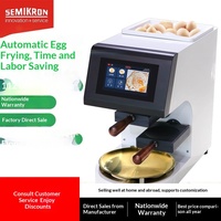Machine à frire les œufs et à faire des omelettes électrique intelligente en acier inoxydable SEMIKON, commerciale, automatique, multifonctionnelle, facile à installer et à nettoyer