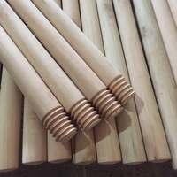 Balai manche en bois pour balai à franges naturel pour outils de balayage des sols