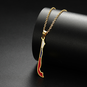 Émail Chili Carte Drapeau Pendentif Colliers Pour Femmes Hommes En Acier Inoxydable Charme République Du Chili Patriotique Bijoux Cadeaux - Product Image 4