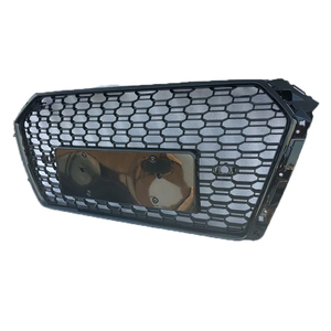 Nouveau ABS radiateur nid d'abeille pare-chocs avant gril lifting maille Grille Auto Grille pour <span class=keywords><strong>audi</strong></span> <span class=keywords><strong>A4</strong></span> RS4 B9 A4L 2017 <span class=keywords><strong>2018</strong></span> 2019 - Product Image 5