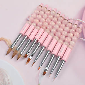 <span class=keywords><strong>Pinceau</strong></span> acrylique en métal <span class=keywords><strong>Kolinsky</strong></span> pinceaux <span class=keywords><strong>aquarelle</strong></span> <span class=keywords><strong>Kolinsky</strong></span> Sable rose de haute qualité Nouvelle arrivée - Product Image 3