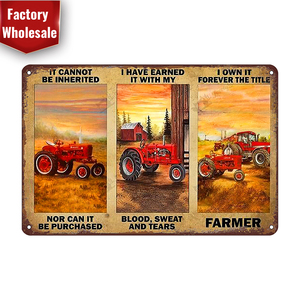 Segni di metallo-balletto, scacchi, vela da marinaio, giardiniere, Badminton, trattori, <span class=keywords><strong>pittore</strong></span>, segni di stagno motivazionali vintage retrò - Product Image 1