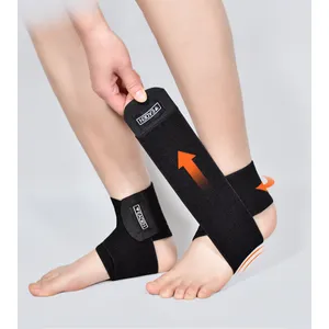 Bungkus penopang pergelangan kaki kompresi dapat disesuaikan untuk menstabilkan meringankan bengkak dan pergelangan kaki terkilir