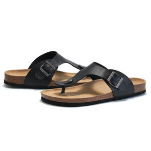 Infradito estivo in stile coreano sandali Casual da <span class=keywords><strong>donna</strong></span> con plateau in <span class=keywords><strong>sughero</strong></span> Open Toe Slip-On da spiaggia Trendyy pantofole in <span class=keywords><strong>sughero</strong></span> - Product Image 5