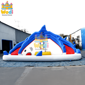Tobogán Inflable Flotante con Diseño <span class=keywords><strong>de</strong></span> Tiburón Wodi, PVC <span class=keywords><strong>de</strong></span> 0.55mm Resistente a los Arañazos, Diseño Emocionante para Uso Comercial, Piscinas Comunitarias y Playa - Product Image 5